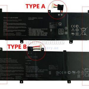 Pin laptop Asus ZenBook UX430 UX430UA UX430UQ – UX430 C31N1620 (TYPE A, CÁP CONG TRÁI) (ZIN) – 3 CELL