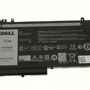 Pin laptop Dell Latitude E5250, RYXXH NGẮN 38WH (ZIN) – 4 CELL
