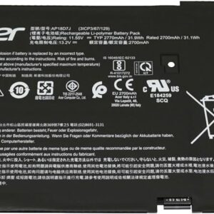 Pin laptop Acer Swift 7 (2019) SF714-52T SF714-52T-71JW SF714-52T-74AT Series, AP18D7J (ZIN) – 3 CELL