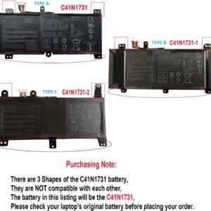 Pin Laptop Asus Rog Strix Gl504gm Gl504gw Gl504gs G515gv Gl704gm, Rog Strix G512l G531v G531t G531g G712l G731g C41n1731-1 (Type B) Pát Ốc Bo Tròn (Zin) – 4 Cell