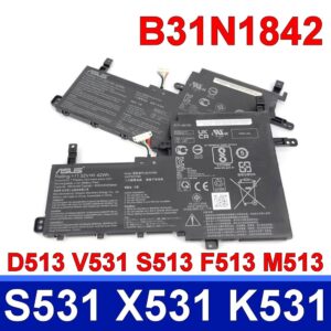 Pin laptop Asus VivoBook S15 S513 S531 D513 F513 M513 K513 K531 X513 X53, Asus Vivobook A515 A515E A515EA, B31N1842 (ZIN) – 3 CELL