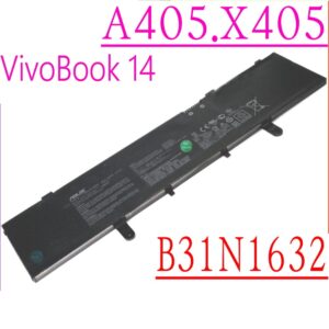 Pin laptop Asus Vivobook X405 X405U X405UA X405UR, B31N1632 (ZIN) – 3 CELL