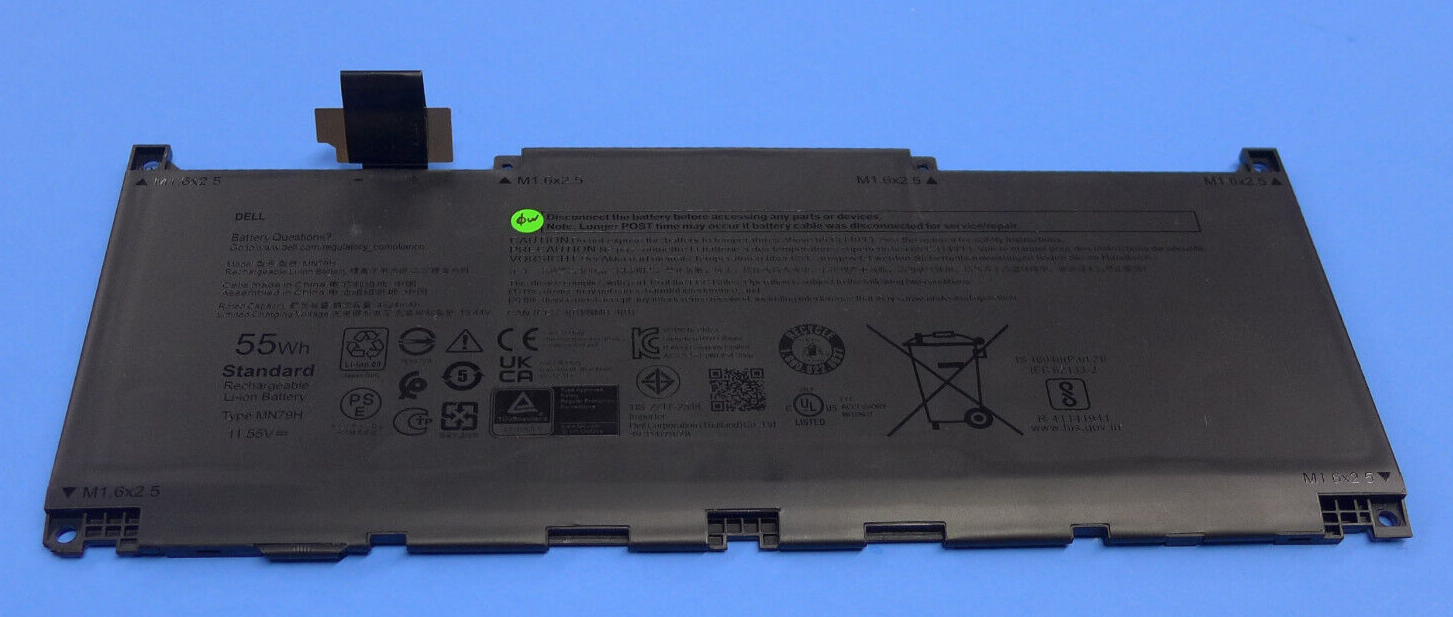 Pin laptop Dell XPS 13 Plus 9320, MN79H 0J7H5M J7H5M 55WH (ZIN) – 3 CELL