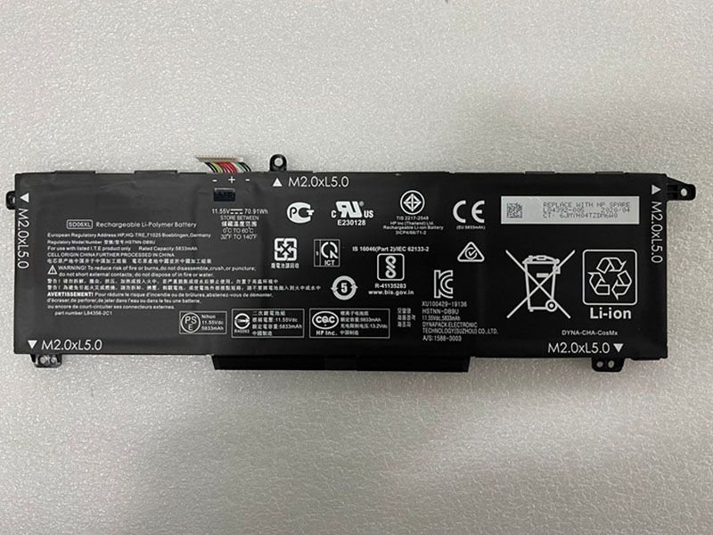 Pin laptop Hp Hp Omen 15-ek 15-ek000, Omen 15-en 15-en000, 70wh L84392-006, L84392-005 SD06XL (ZIN) – 6 CELL