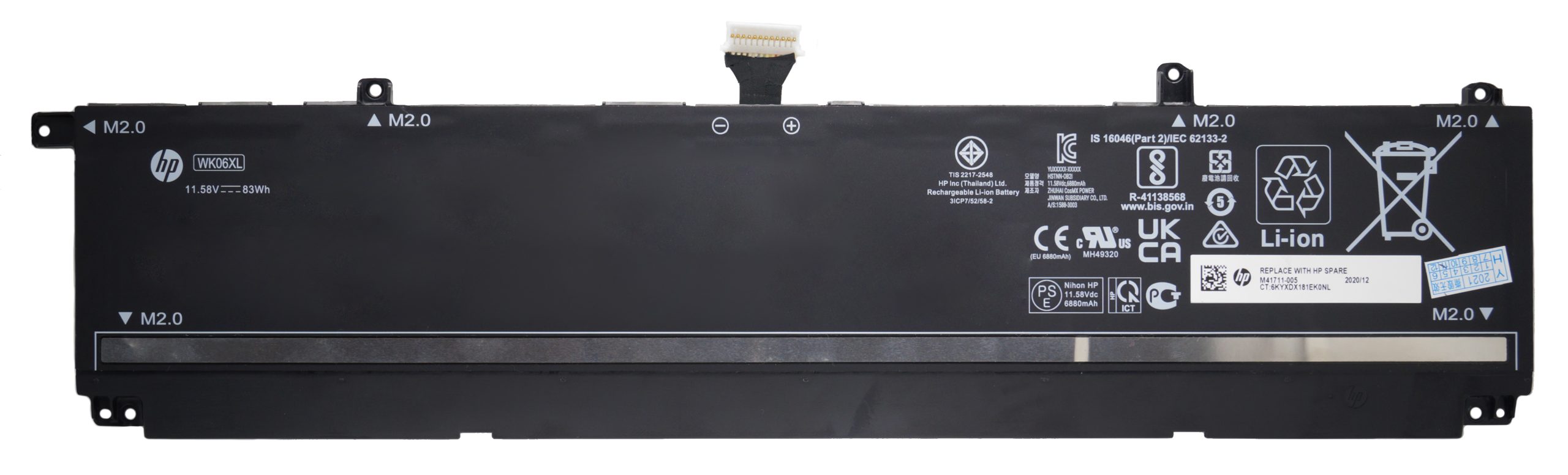 Pin laptop Hp Omen 16-b 16-b000, 16-c 16-c000, 16-k 16-k000, 17-ck 17-ck000 , WK06XL (ZIN) – 6 CELL