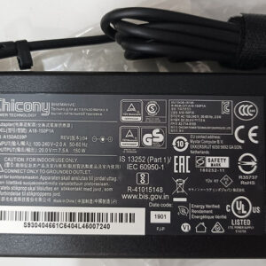 Sạc Msi 20v-7.5a (Kim Nhỏ – 4.5mm X 3.0mm) – Zin