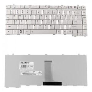 Phím laptop Toshiba Satellite A200 A205 A210 A215 A300 A305 A350 A355 M200 M300 M305 M500 L205 L300 L305 L310 L315 L455 L450 L510 S200 Qosmio F40 F45 G40 G45 F50 F55 R200 R205 L300, Tecra A9 M9, Dynabook B551 B552 TRẮNG