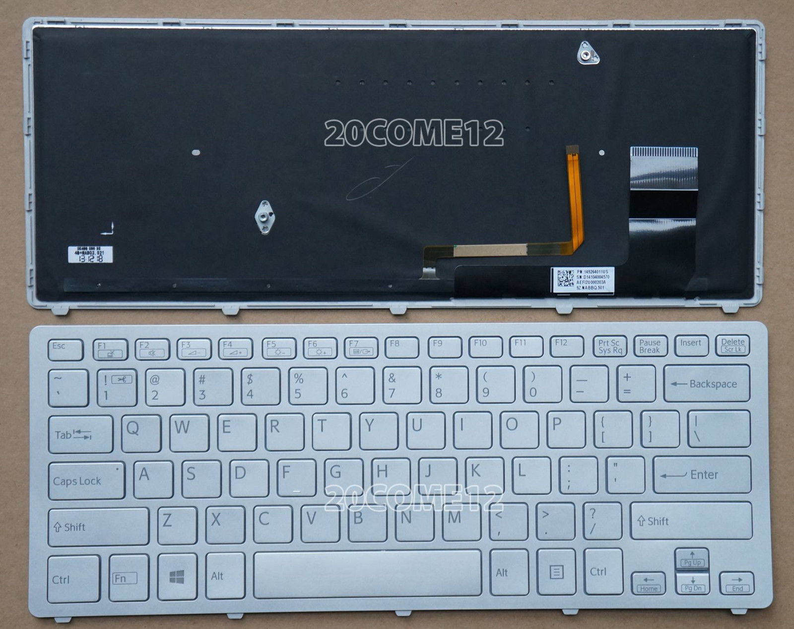 Bàn phím laptop Sony SVF 14N/FIT 14N BẠC