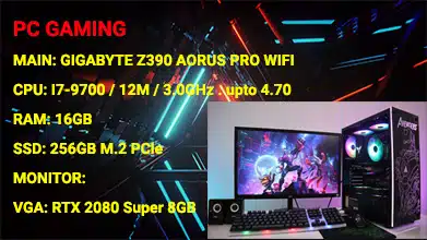 PC Gaming I7-9700 | RTX 2080 super 8gb | Ram 16gb | SSD 256GB