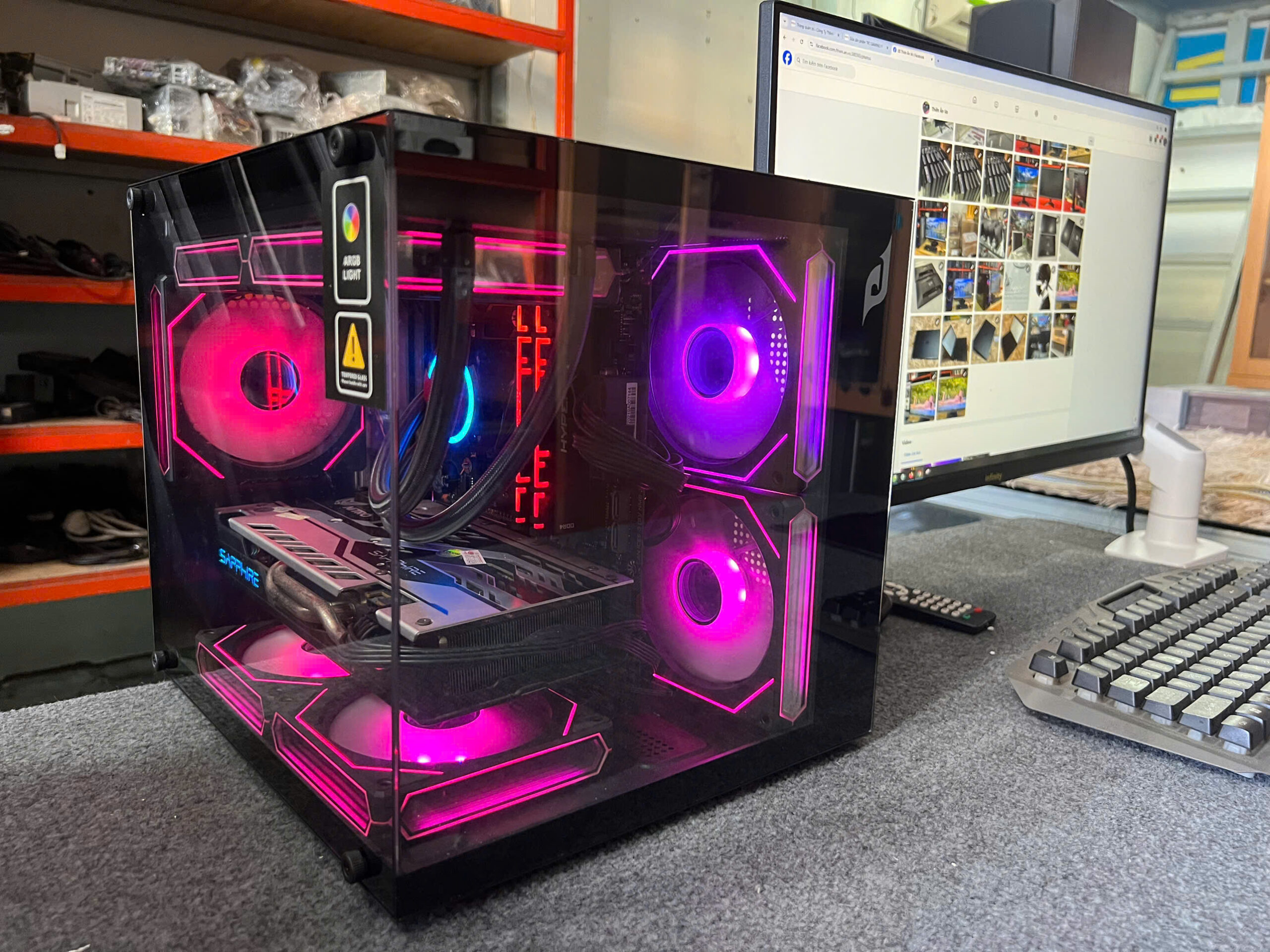 PC GAMING I7-11700K / RTX 3070 -8GB /RAM 16GB /SSD 256GB