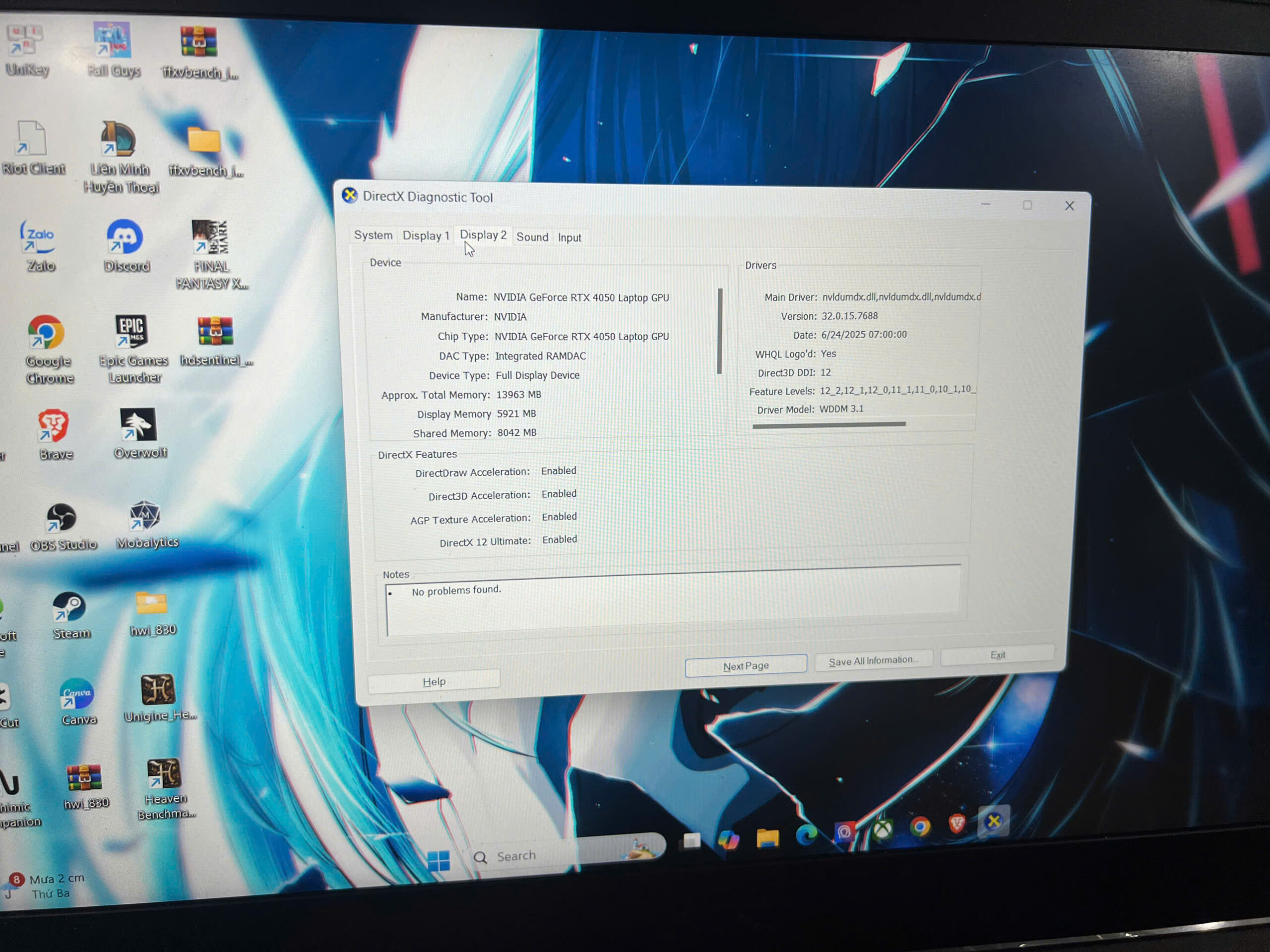 Laptop MSI Gaming GF63 Thin 12VE - 460VN (i5-12450H, 16GB, 512GB, RTX 4050, Full HD 144Hz, Win11 - Ảnh 8
