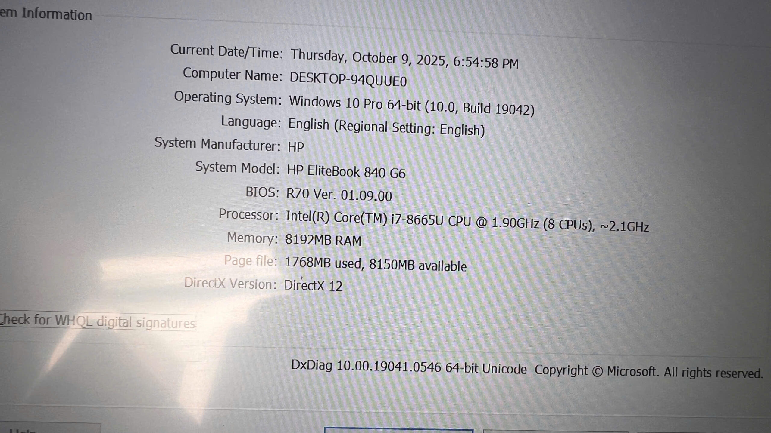 HP Elitebook 840 G6 | Core i7-8665U | RAM 8GB | SSD 256GB | Màn hình 14 inch Full HD cảm ứng – Vỏ nhôm cao cấp hàng nội địa USA - Ảnh 4