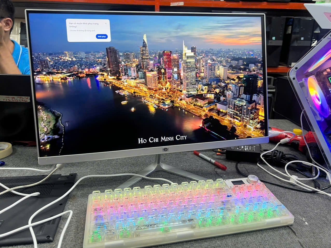 HP All In One 24 Inch Core i5-7500T RAM 16GB SSD 256GB – Màn IPS Full HD Giá Tốt